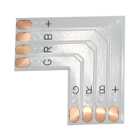 Плата ECOLA гибкая контактная соединительная L для зажимного разъема 4-х конт. 10мм SC41FLESB