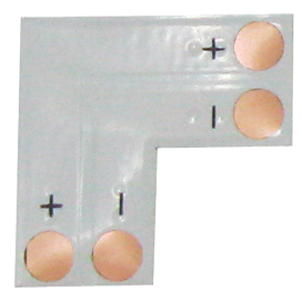 Плата ECOLA гибкая 2-х контактная соединительная 8 мм L для одноцветной светодиодной ленты SC28FLESB