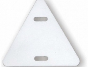 Бирка кабельная У-136 (треугольник 62х62х62 мм) TDM (упак.100 шт.)