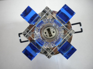 Светильник SATURN-S CD5 JCD9 G9 35W хром-синий